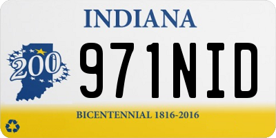 IN license plate 971NID