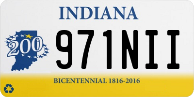 IN license plate 971NII