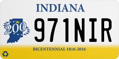 IN license plate 971NIR