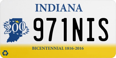 IN license plate 971NIS