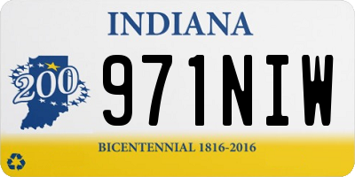 IN license plate 971NIW