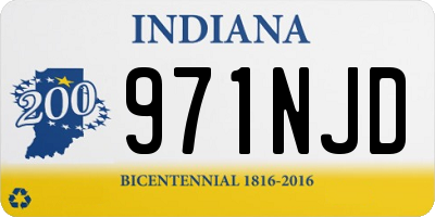 IN license plate 971NJD