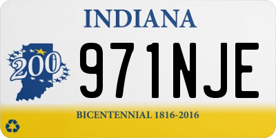 IN license plate 971NJE