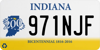 IN license plate 971NJF