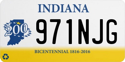 IN license plate 971NJG