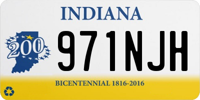 IN license plate 971NJH