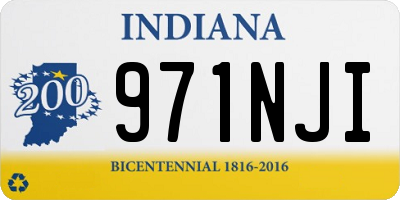 IN license plate 971NJI