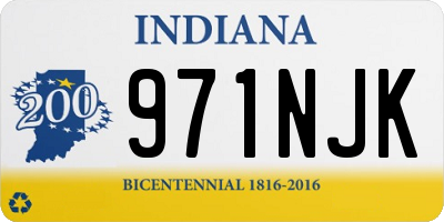 IN license plate 971NJK