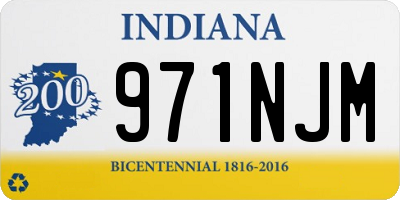 IN license plate 971NJM