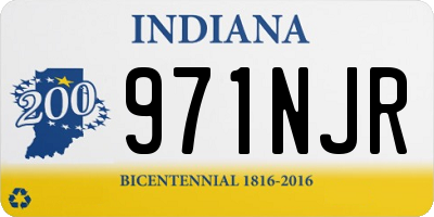 IN license plate 971NJR