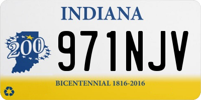 IN license plate 971NJV
