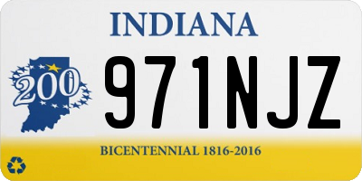 IN license plate 971NJZ
