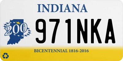 IN license plate 971NKA