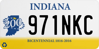IN license plate 971NKC