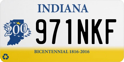 IN license plate 971NKF