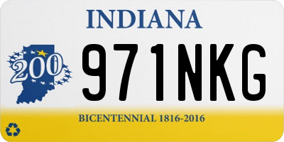 IN license plate 971NKG