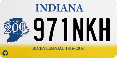 IN license plate 971NKH