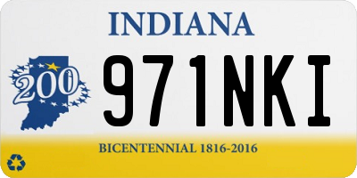 IN license plate 971NKI