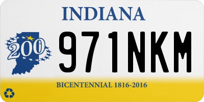 IN license plate 971NKM