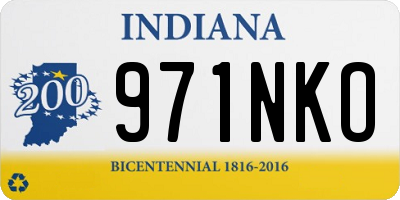 IN license plate 971NKO
