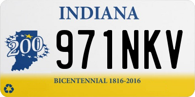 IN license plate 971NKV