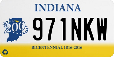 IN license plate 971NKW