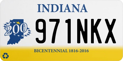 IN license plate 971NKX