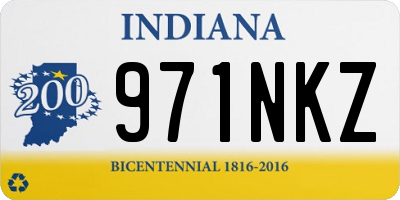 IN license plate 971NKZ
