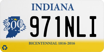 IN license plate 971NLI