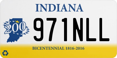 IN license plate 971NLL
