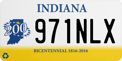 IN license plate 971NLX