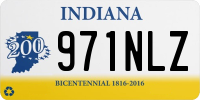 IN license plate 971NLZ