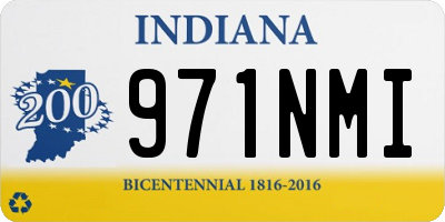 IN license plate 971NMI