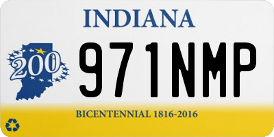 IN license plate 971NMP