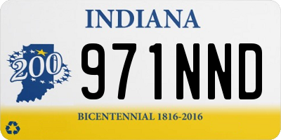IN license plate 971NND
