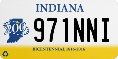 IN license plate 971NNI