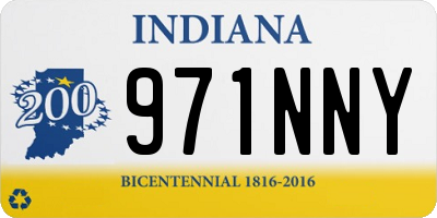 IN license plate 971NNY