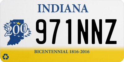 IN license plate 971NNZ