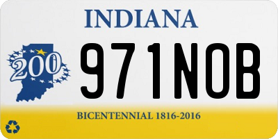 IN license plate 971NOB