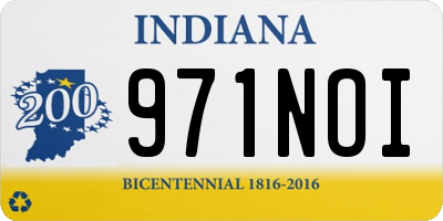 IN license plate 971NOI
