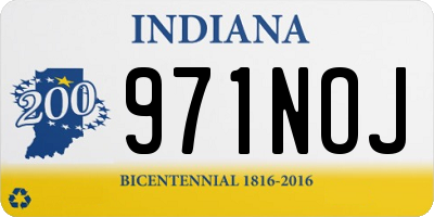 IN license plate 971NOJ