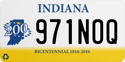 IN license plate 971NOQ