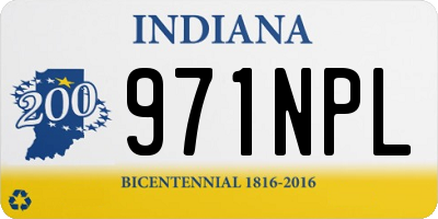 IN license plate 971NPL