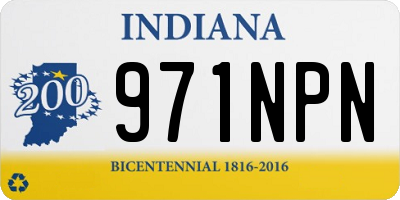 IN license plate 971NPN