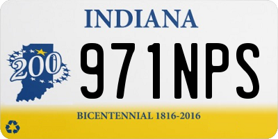 IN license plate 971NPS
