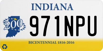 IN license plate 971NPU