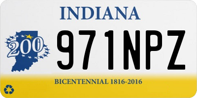 IN license plate 971NPZ