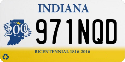 IN license plate 971NQD