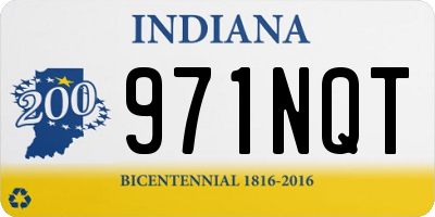 IN license plate 971NQT