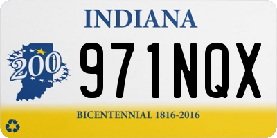 IN license plate 971NQX